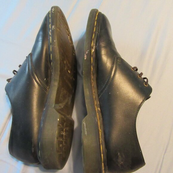 Mens Vtg Dr Martens 14046 Lace Up Loafers / Shoes Sz 12 Black main image 7